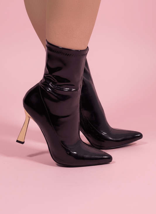 Stivaletti Star Vernice Nero - Abbigliamento Jessica