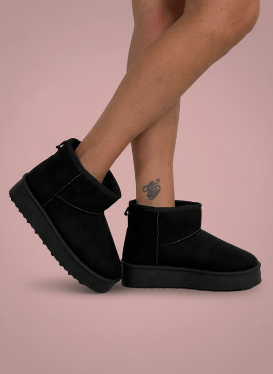 Stivaletto Cozy Platform Nero - Abbigliamento Jessica