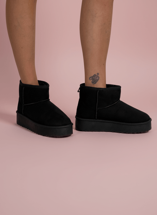 Stivaletto Cozy Platform Nero - Abbigliamento Jessica