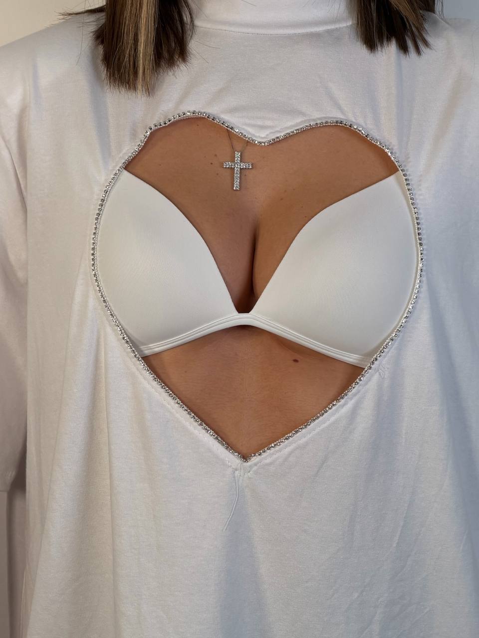 T Shirt Cuore - Abbigliamento Jessica