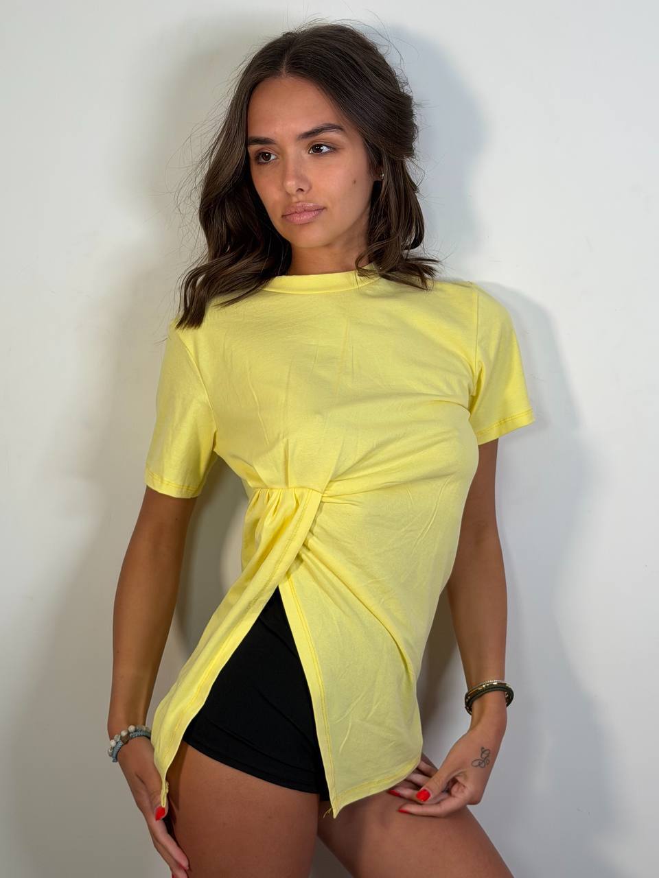 T Shirt Drap - Abbigliamento Jessica