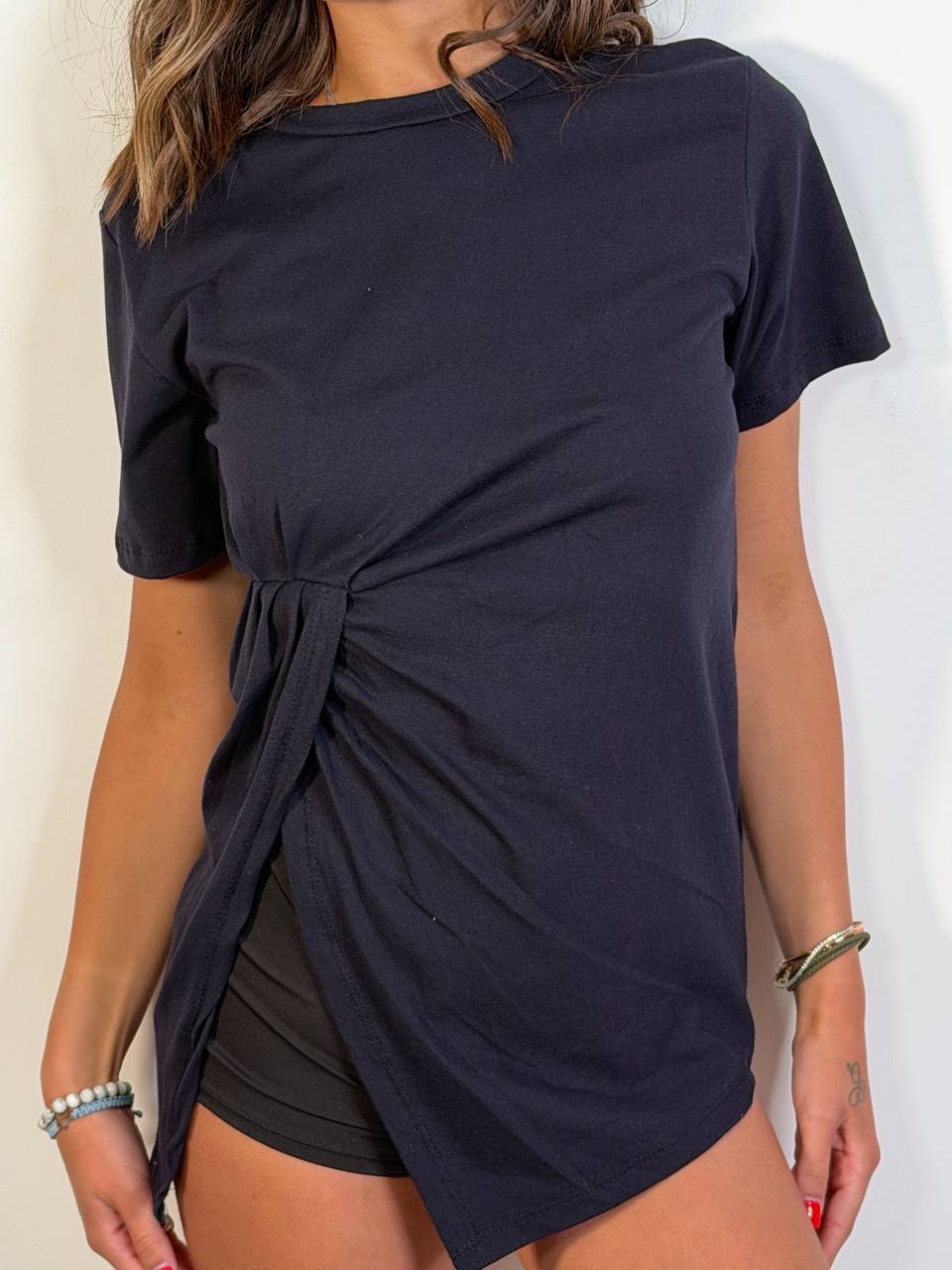 T Shirt Drap - Abbigliamento Jessica