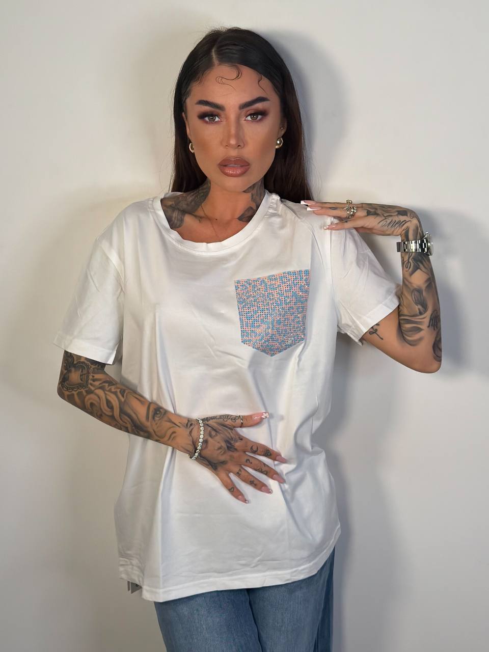 T Shirt Galassia - Abbigliamento Jessica