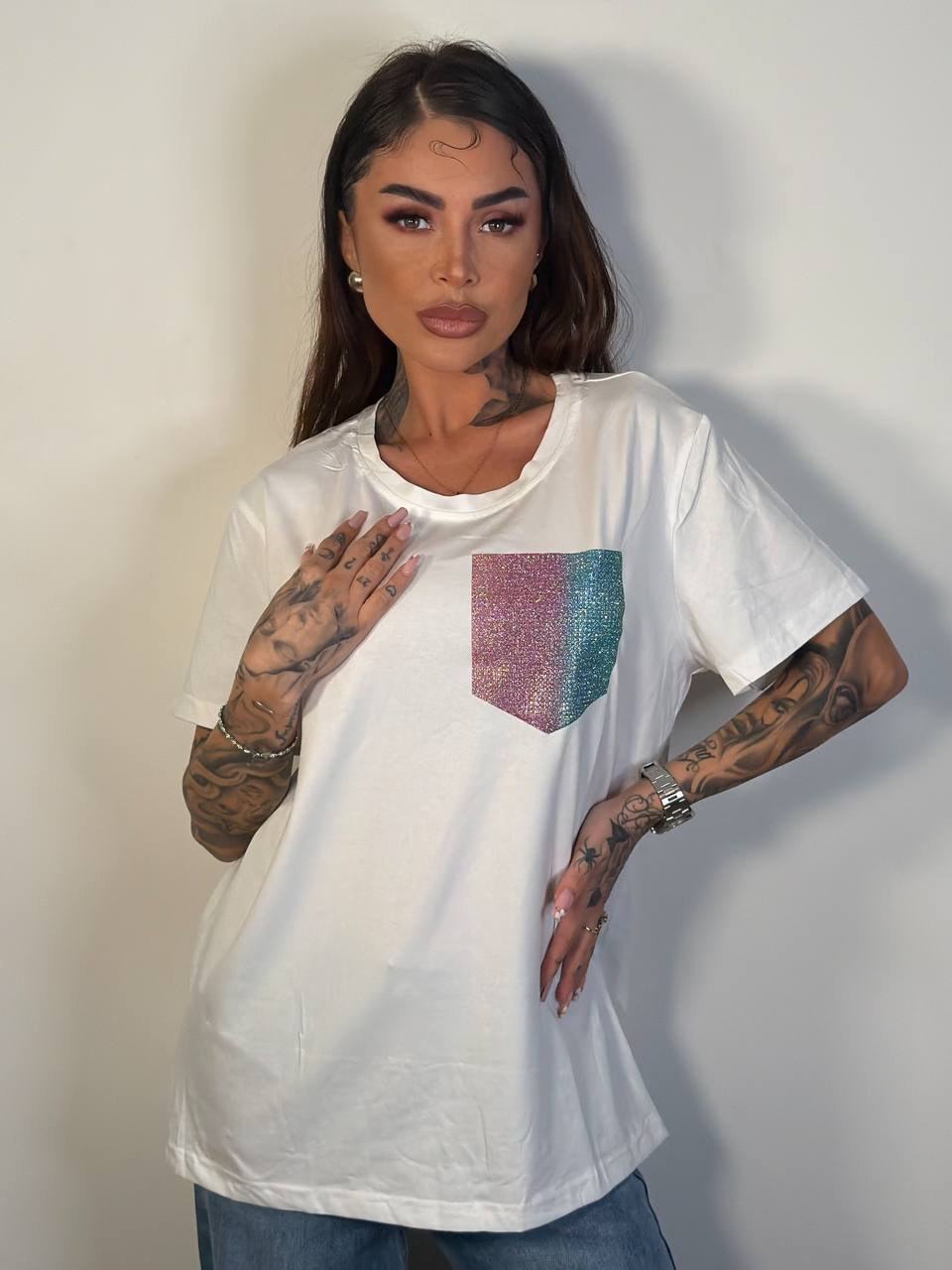 T Shirt Galassia - Abbigliamento Jessica