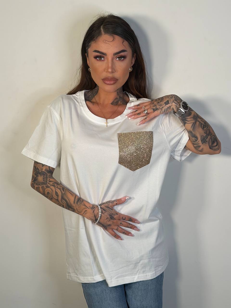 T Shirt Galassia - Abbigliamento Jessica