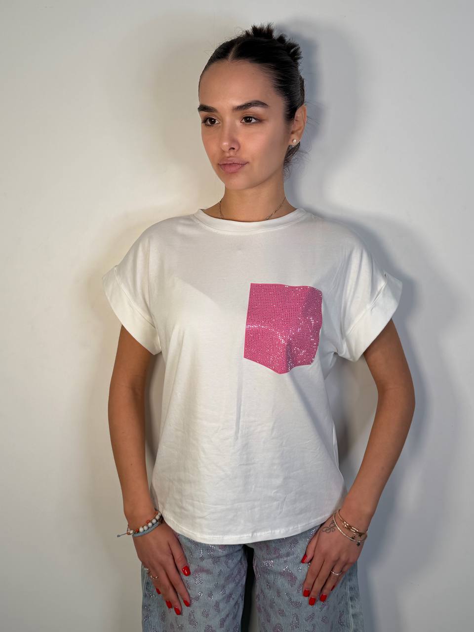 T Shirt Milky - Abbigliamento Jessica