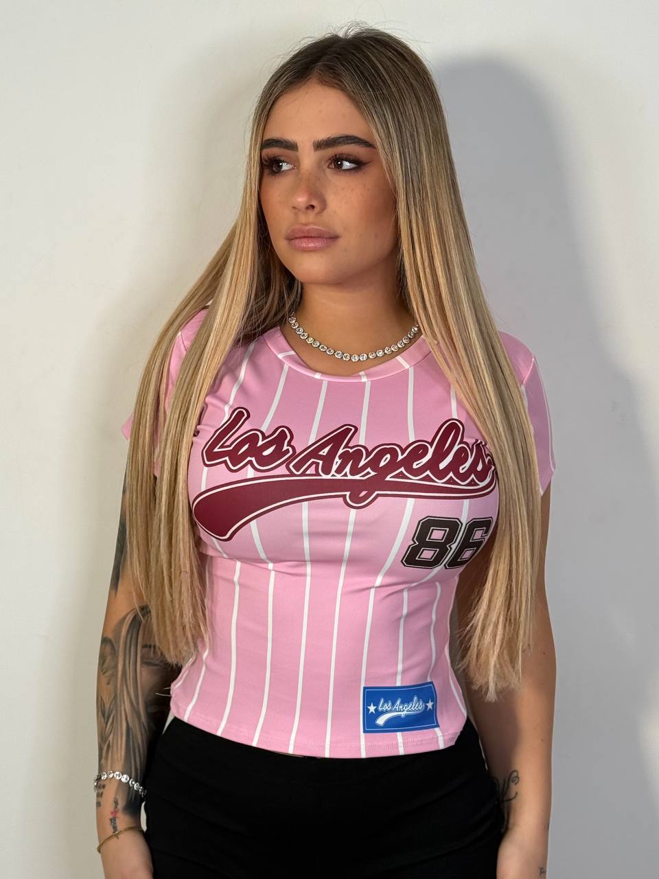T Shirt Slim Los Angeles - Abbigliamento Jessica