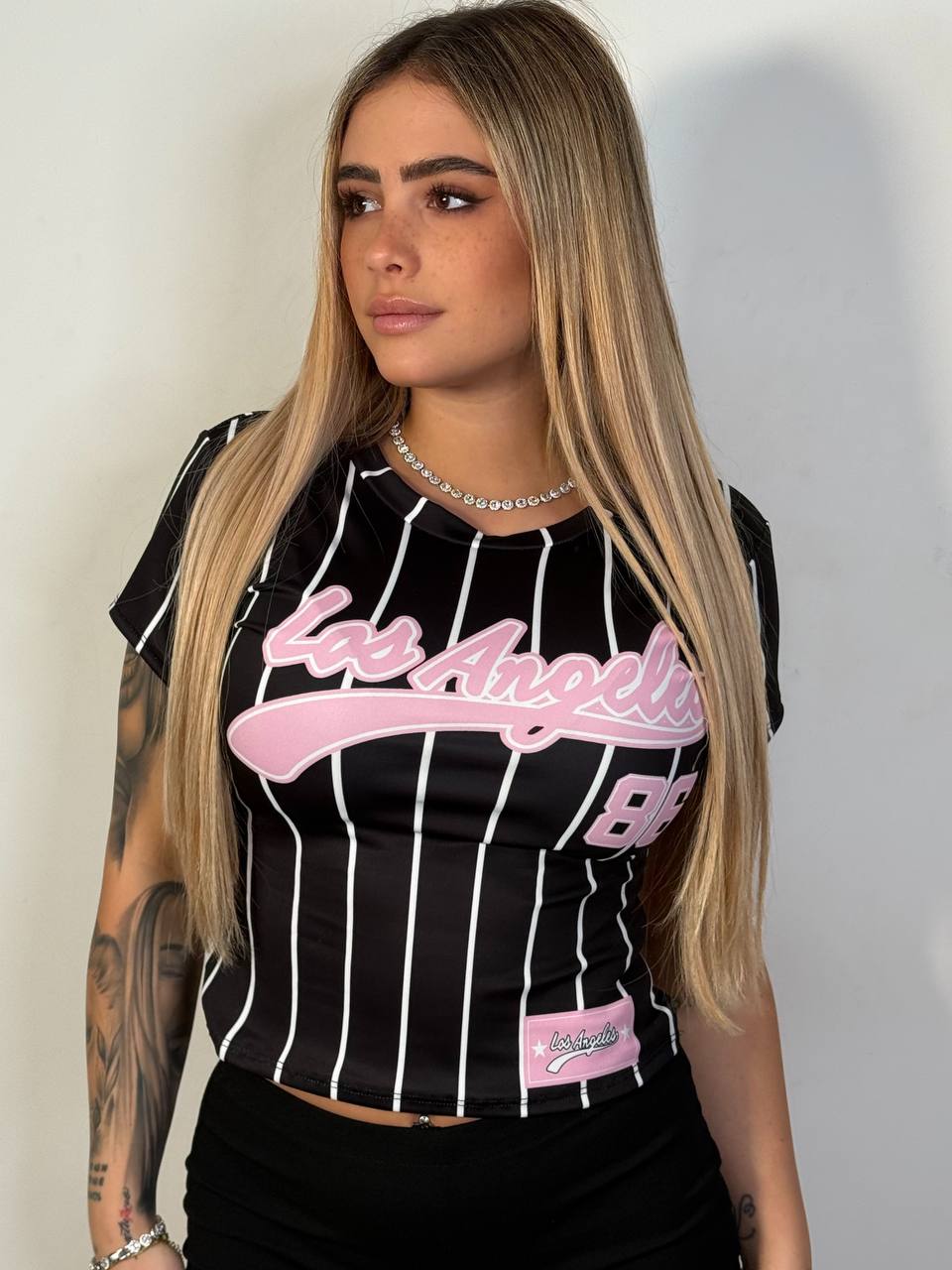 T Shirt Slim Los Angeles - Abbigliamento Jessica