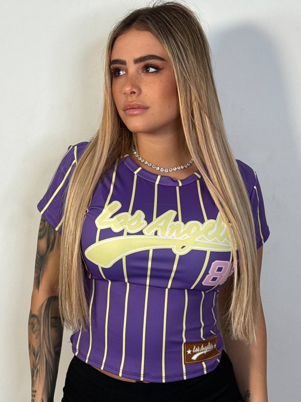 T Shirt Slim Los Angeles - Abbigliamento Jessica