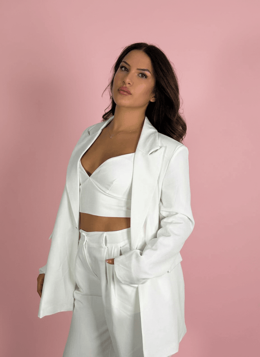 Tailleur Bianco 3 Pezzi - Abbigliamento Jessica