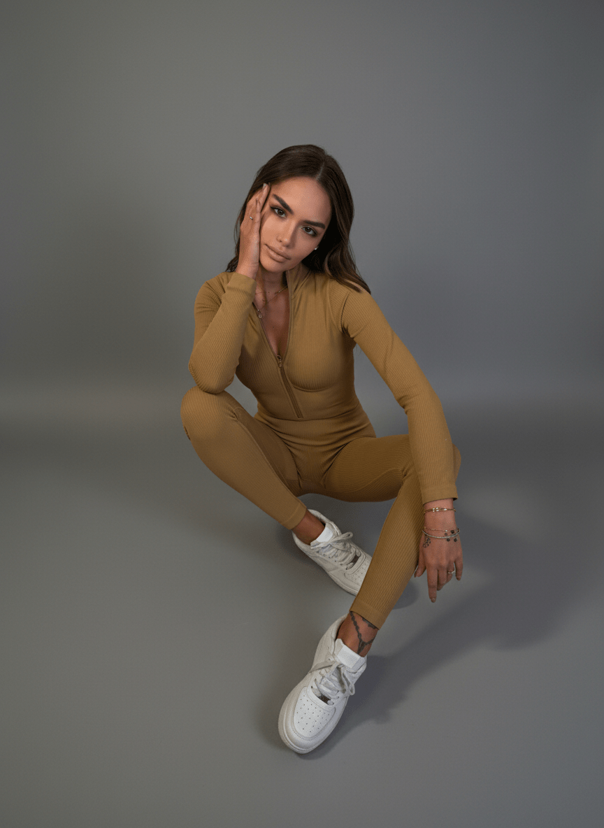 Tutina Body Shape Zip - Abbigliamento Jessica