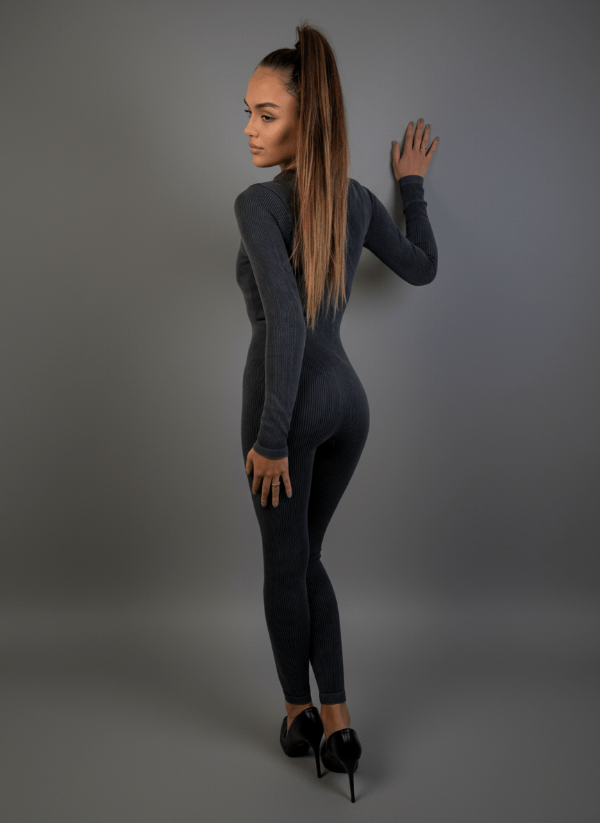 Tutina Body Shape Zip - Abbigliamento Jessica