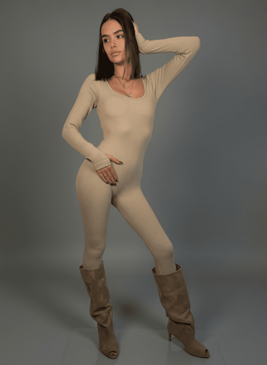 Tutina Modellante Manicotto - Abbigliamento Jessica