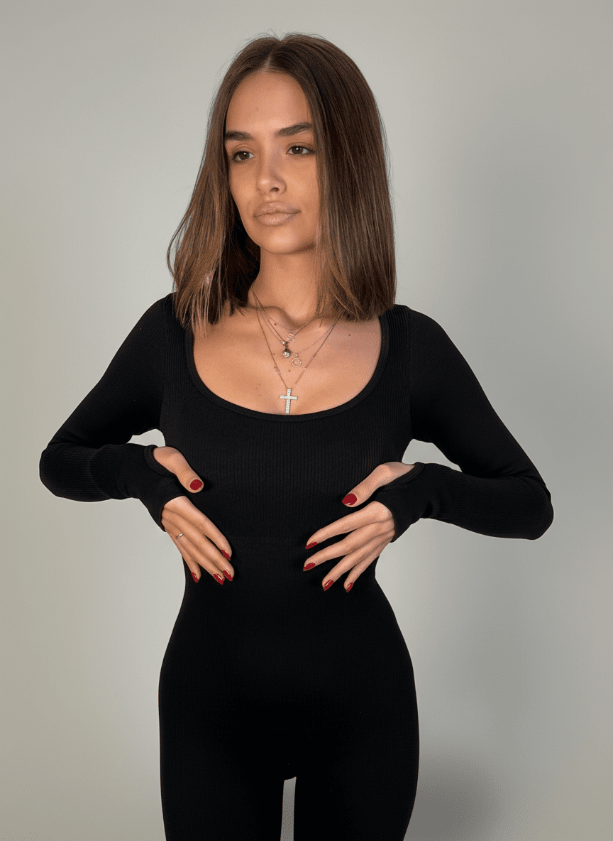 Tutina Modellante Manicotto - Abbigliamento Jessica