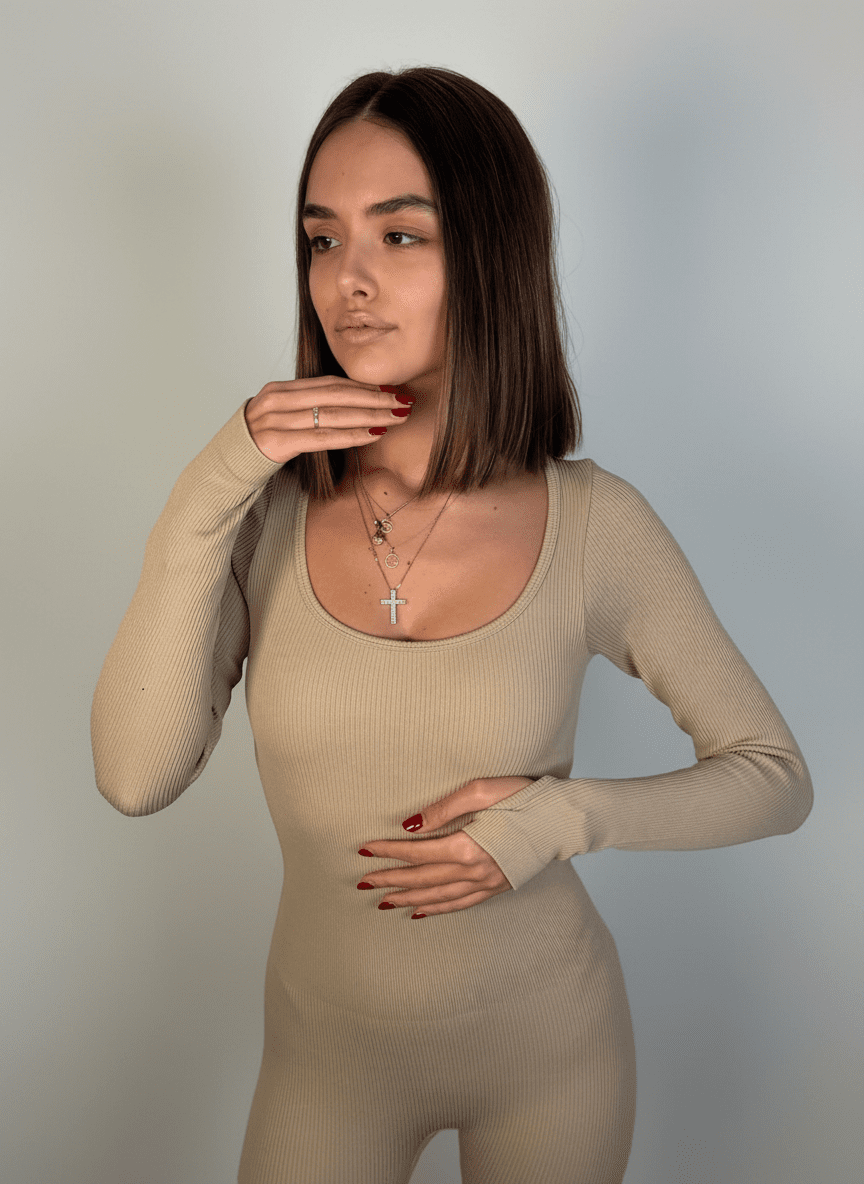 Tutina Modellante Manicotto - Abbigliamento Jessica