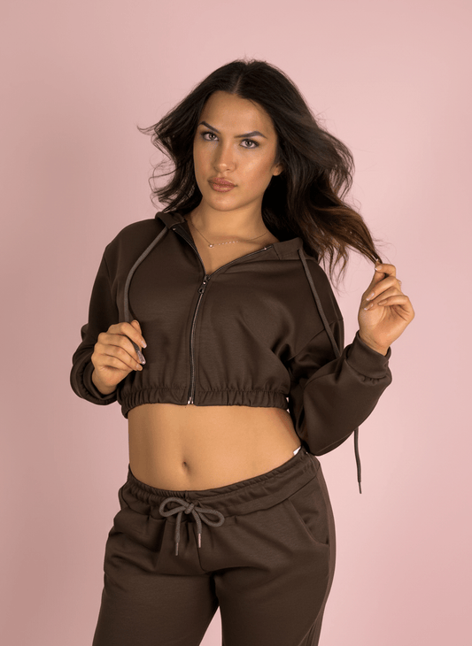 Urban Fit Pantalone Jogger Marrone - Abbigliamento Jessica