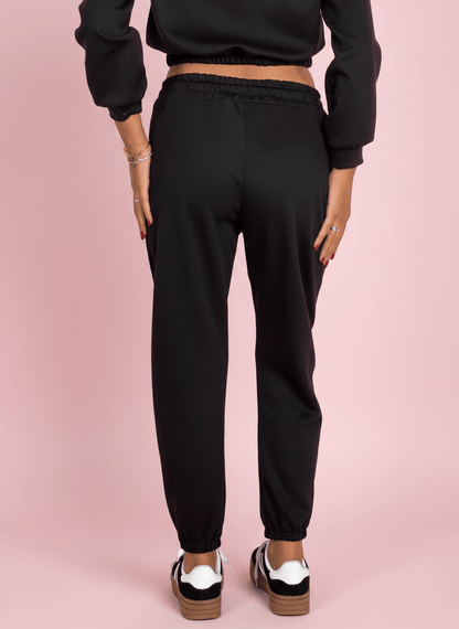 Urban Fit Pantalone Jogger Nero - Abbigliamento Jessica