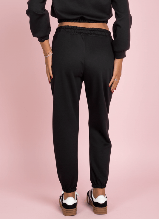 Urban Fit Pantalone Jogger Nero - Abbigliamento Jessica